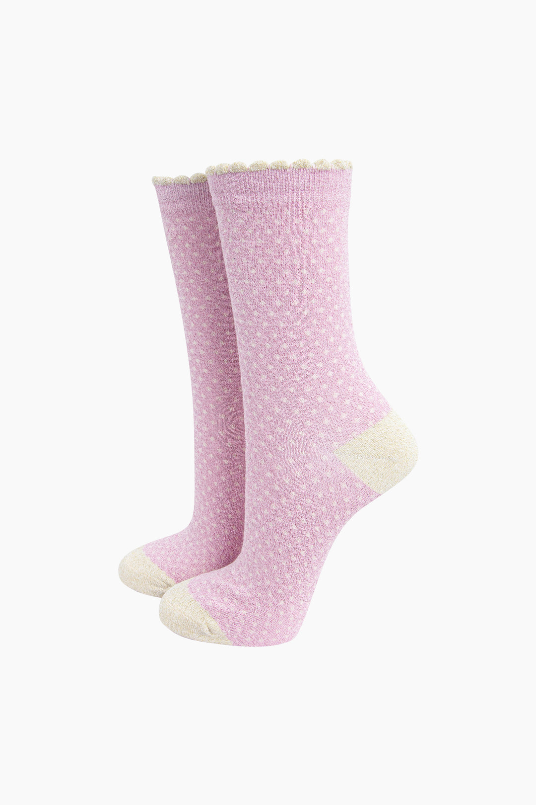 Polka-Dots-Combed-Cotton-Glitter-Socks-in-Light-Pink-mannequin