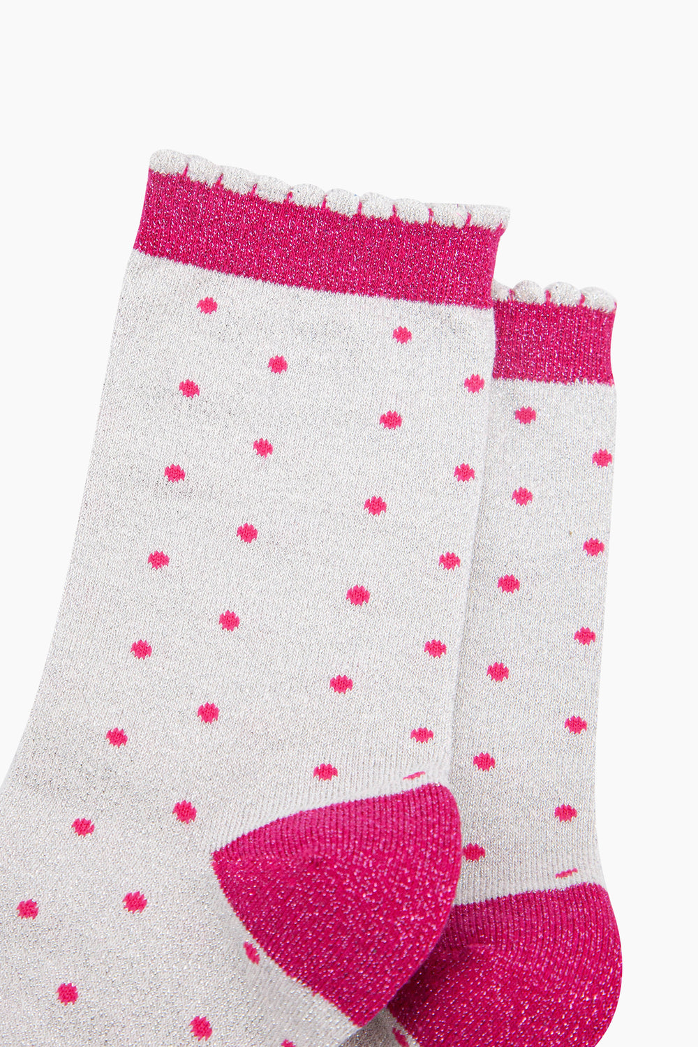Small-Spots-Combed-Cotton-Glitter-Socks-in-Cream-close-up