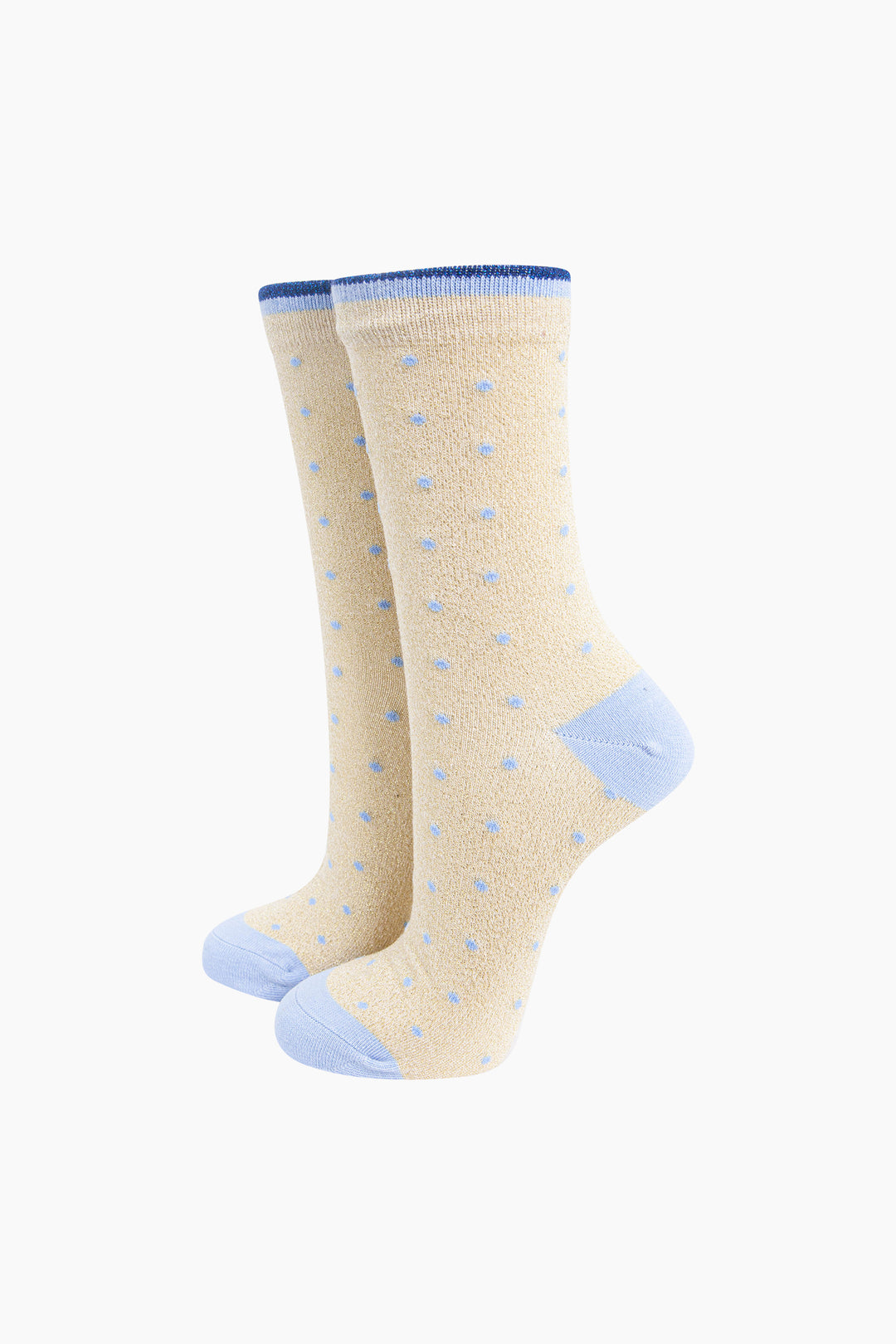 Small-Spots-Combed-Cotton-Glitter-Socks-in-Cream-mannequin