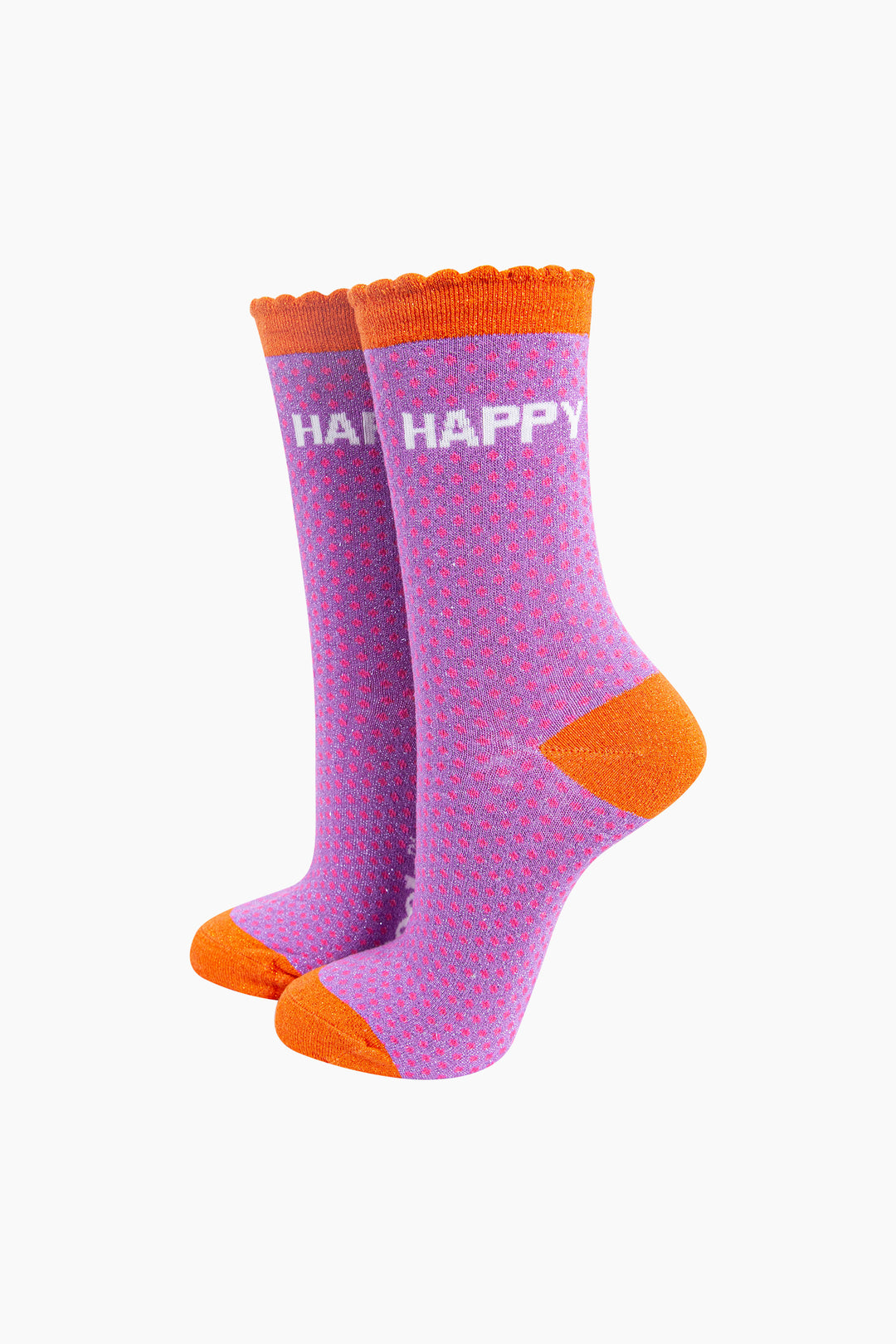 Happy-Spotted-Combed-Cotton-Glitter-Socks-in-Lilac-mannequin