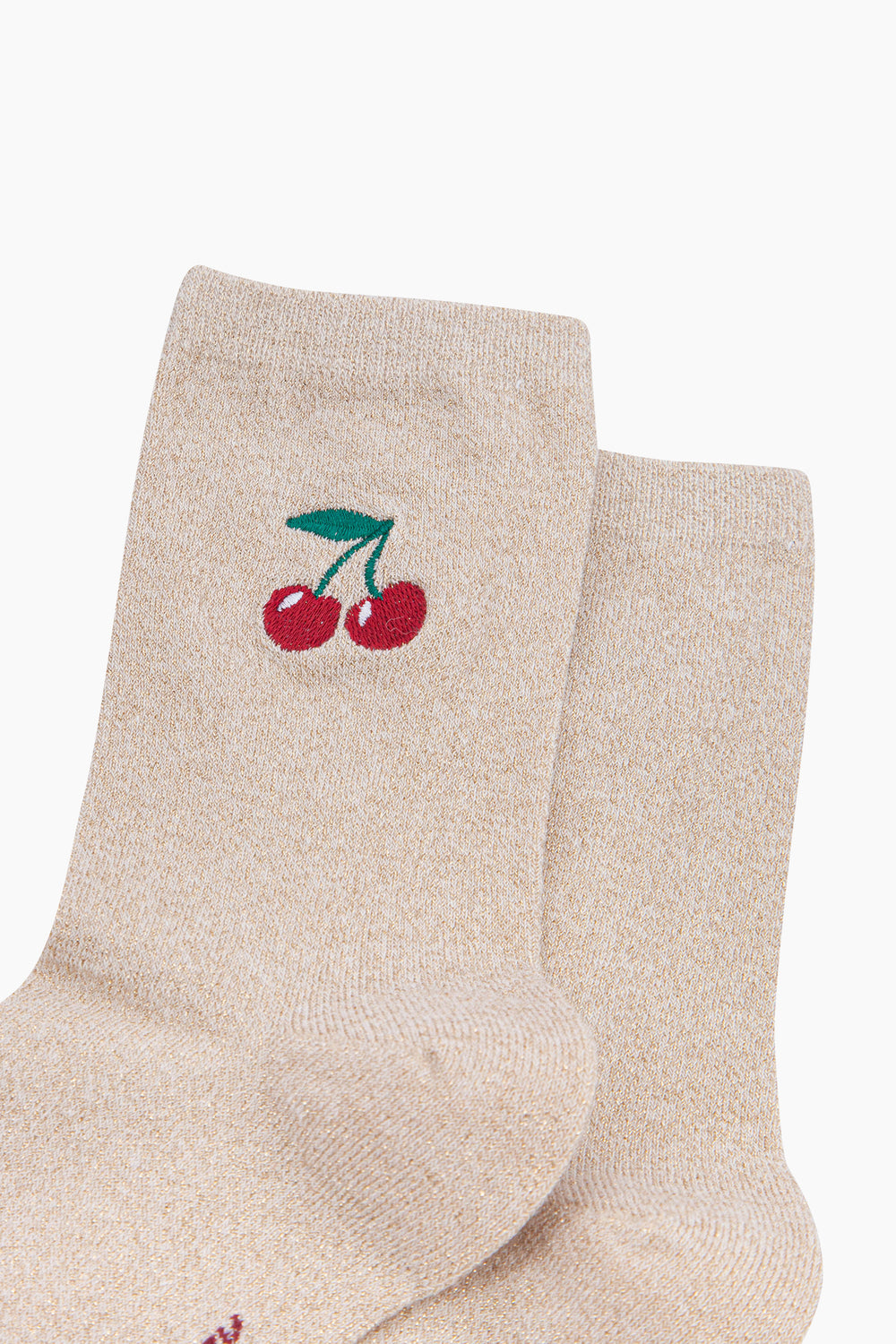 Cherry-Combed-Cotton-Glitter-Embroidered-Socks-in-Cream-Close-Up