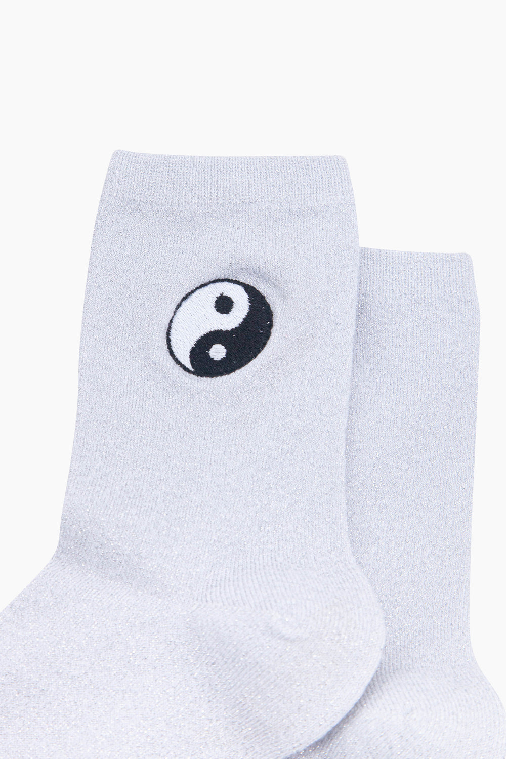 Yin-Yang-Combed-Cotton-Glitter-Embroidered-Socks-in-White-Close-Up