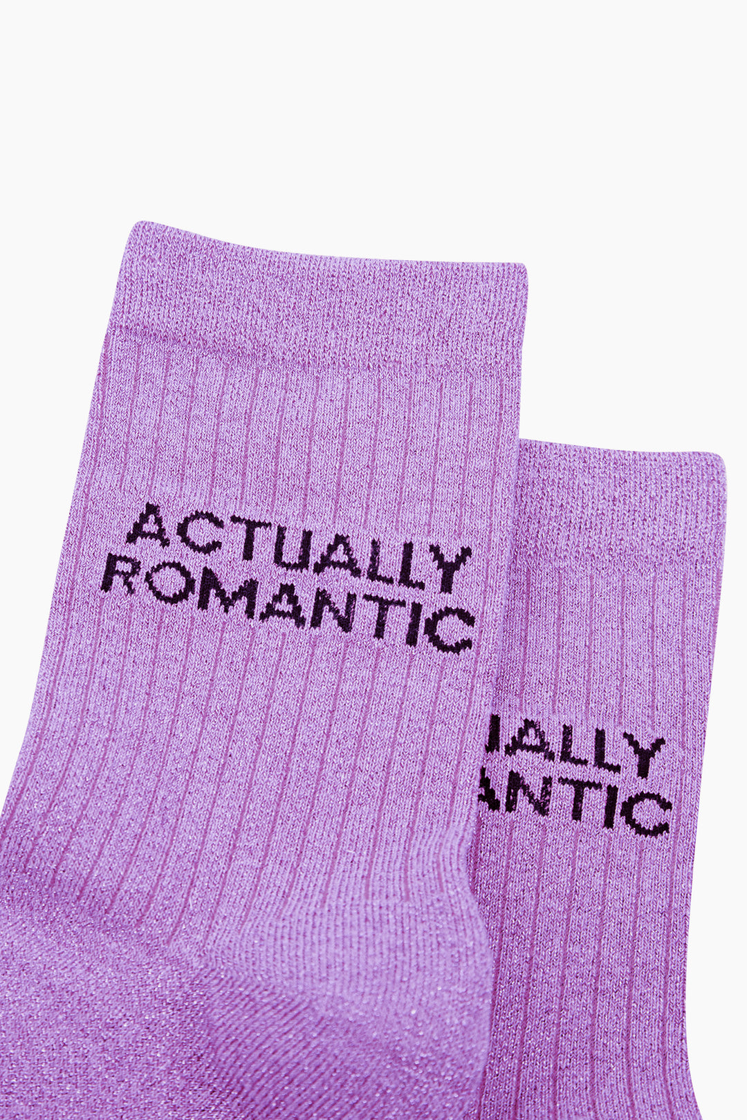Actually-Romantic-Combed-Cotton-Glitter-Socks-in-Lilac
