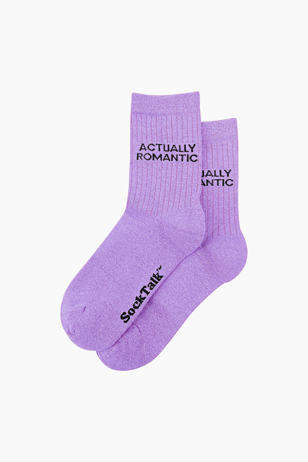 Actually-Romantic-Combed-Cotton-Glitter-Socks-in-Lilac