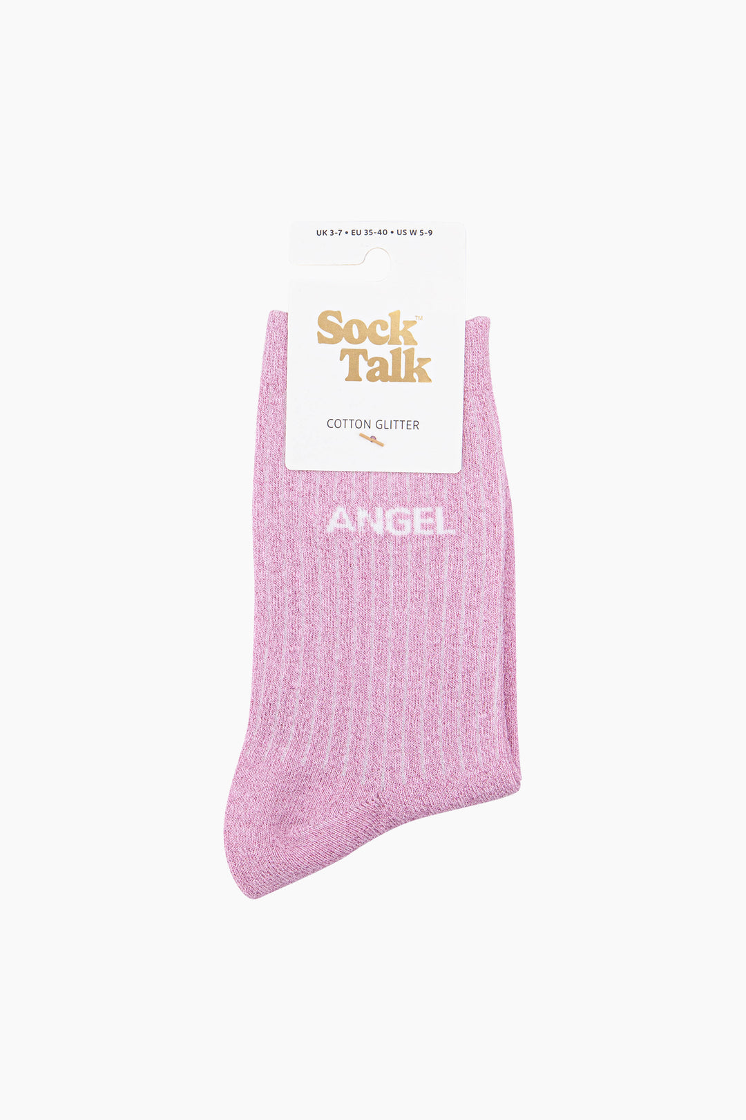 Angel-Combed-Cotton-Glitter-Socks-in-Light-Pink-In-Packaging