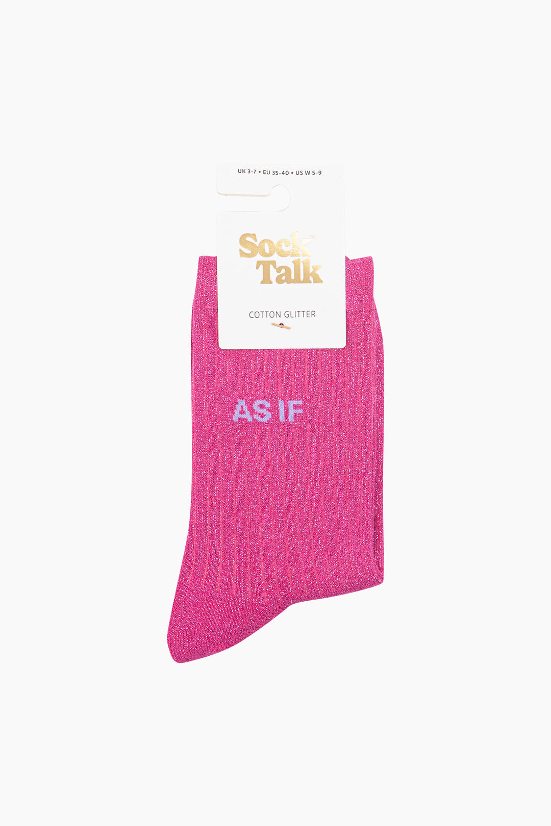 As-if-Combed-Cotton-Glitter-Socks-in-Hot-Pink-In-Packaging