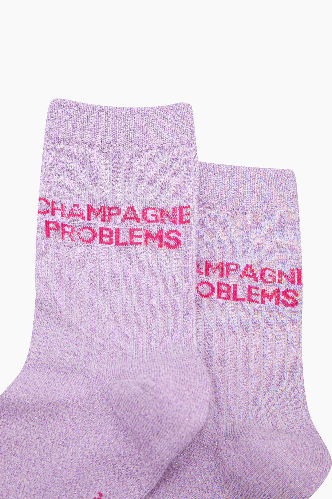 Champagne-Problems-Combed-Cotton-Glitter-Socks-in-Lilac-Close-Up