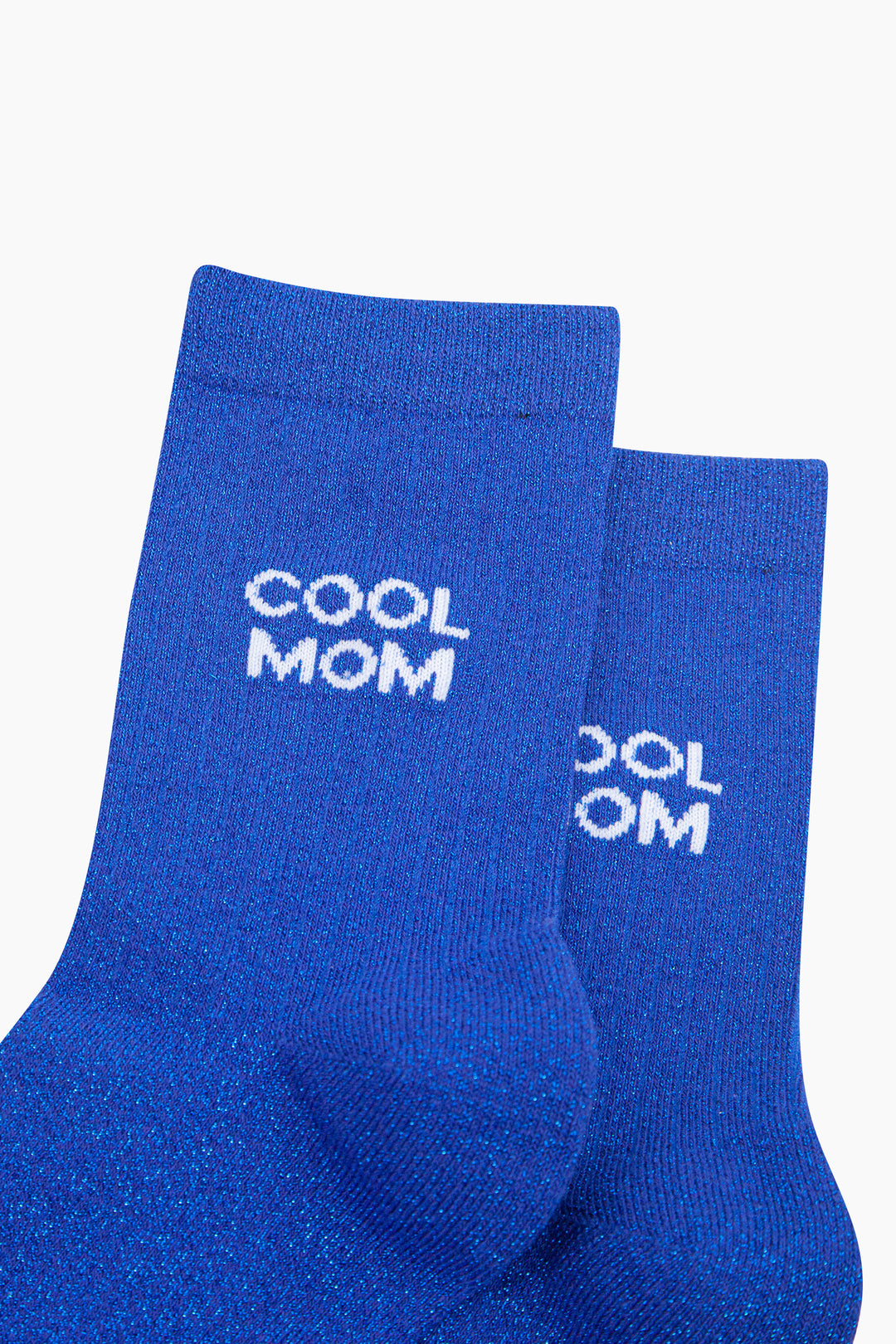 Cool-Mom-Combed-Cotton-Glitter-Socks-in-Royal-Blue-Close-Up