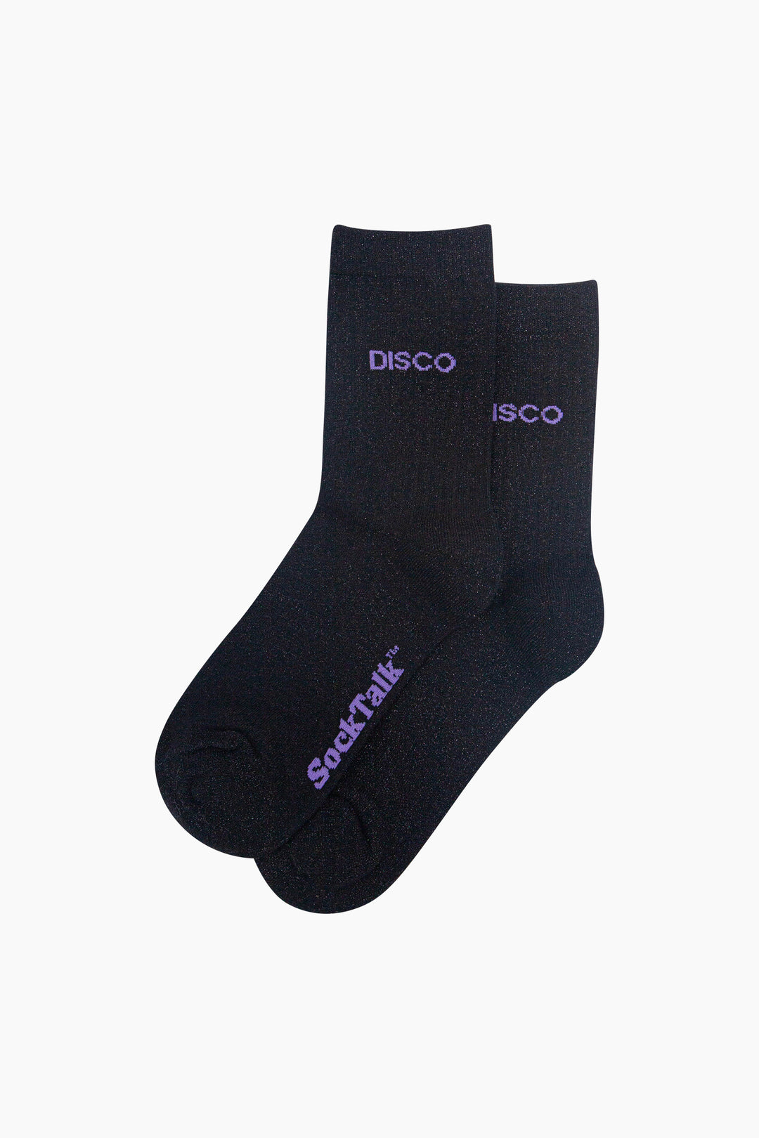 Disco-Combed-Cotton-Glitter-Socks-in-Black-Laid-Flat
