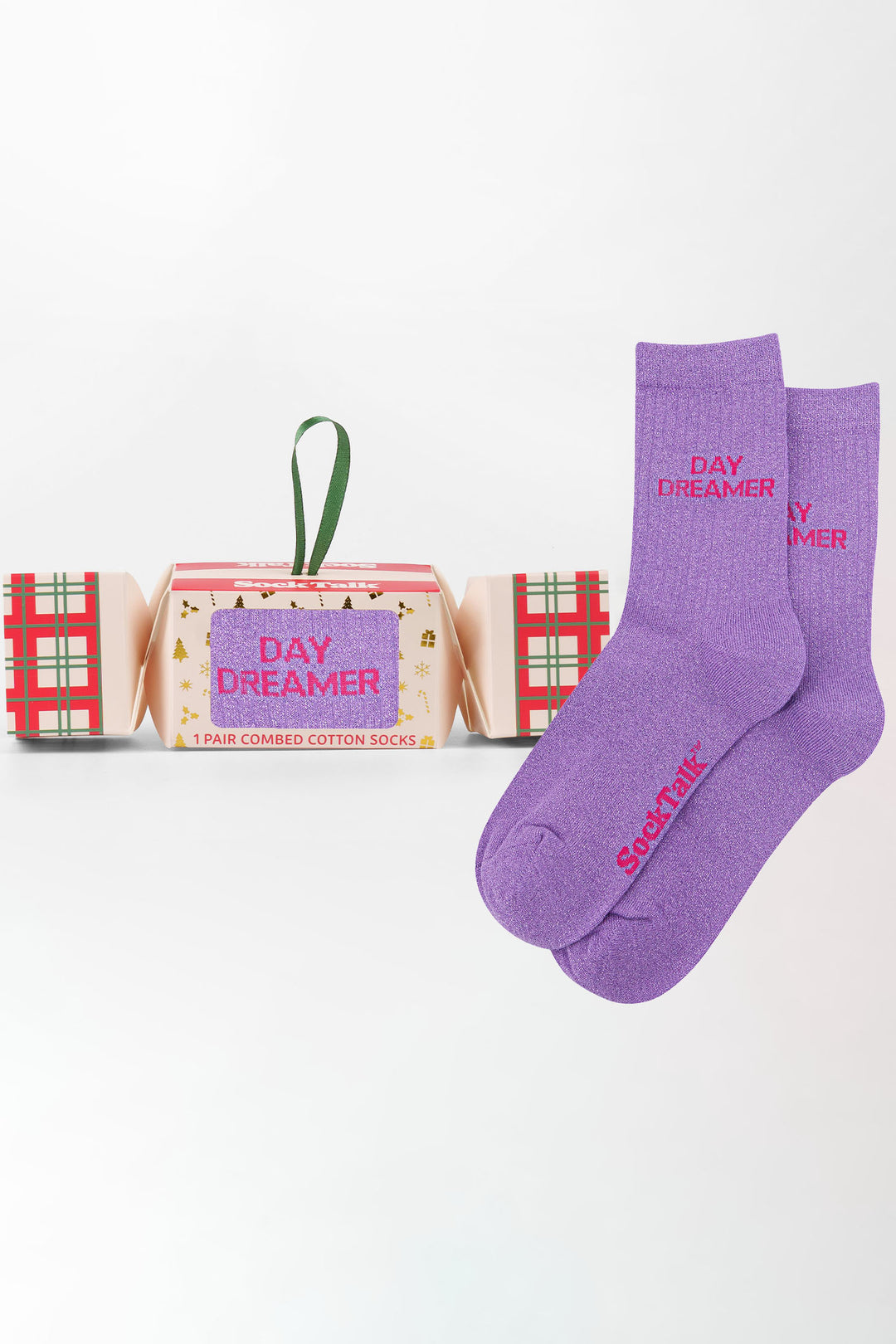 Day-Dreamer-Combed-Cotton-Glitter-Crew-Socks-Christmas-Cracker-Gift-Box-in-Lilac