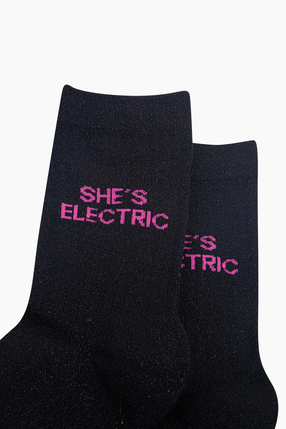 She's-Electric-Combed-Cotton-Glitter-Socks-in-Black-Close-Up