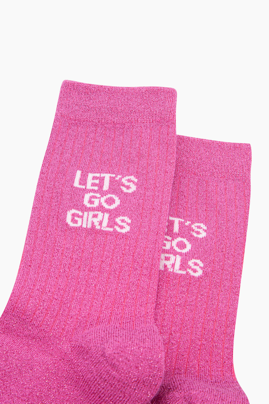Let's-Go-Girls-Combed-Cotton-Glitter-Socks-in-Hot-Pink-Close-Up
