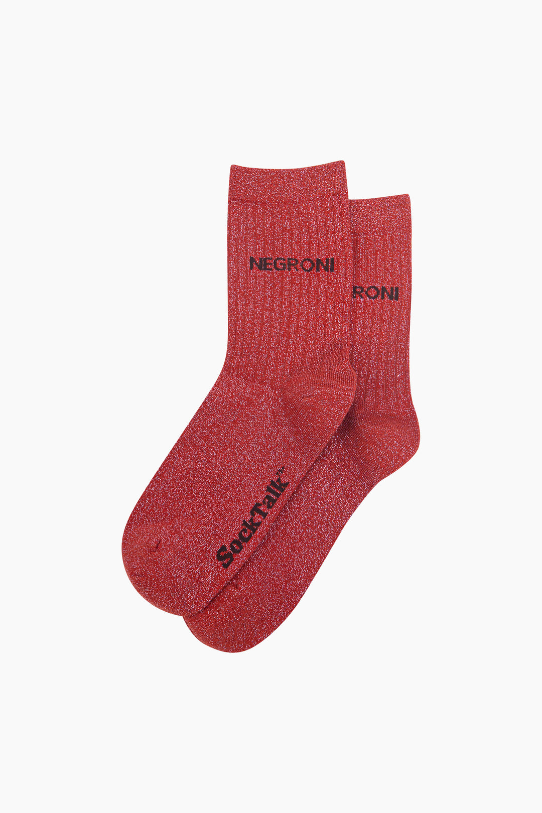 Negroni-Combed-Cotton-Glitter-Socks-in-Burnt-Orange-Laid-Flat