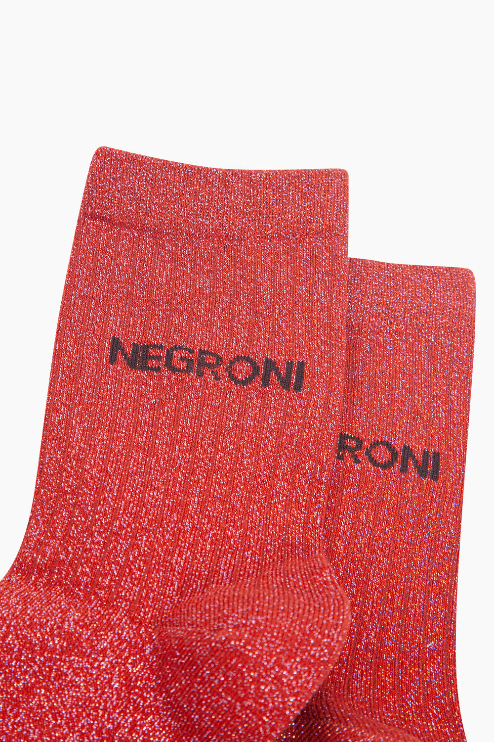 Negroni-Combed-Cotton-Glitter-Socks-in-Burnt-Orange-Close-Up