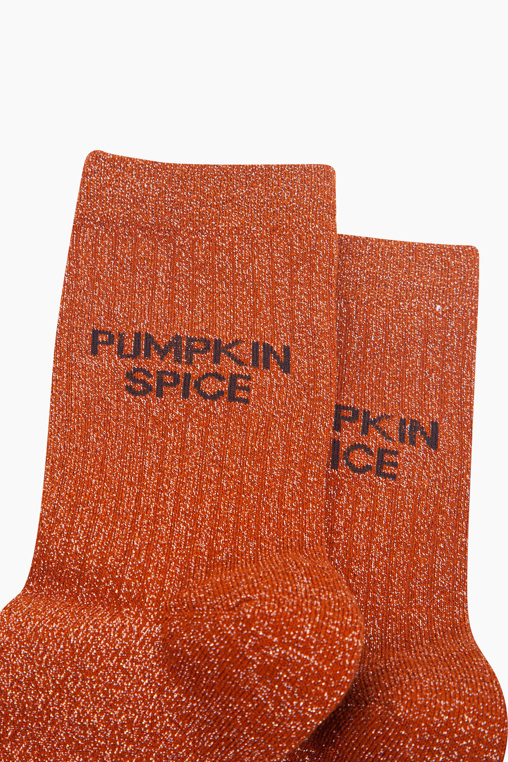 Pumpkin-Spice-Combed-Cotton-Glitter-Socks-in-Burnt-Orange-Close-Up