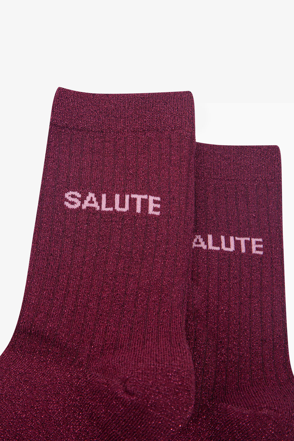 Salute-Combed-Cotton-Glitter-Socks-in-Wine-Close-Up
