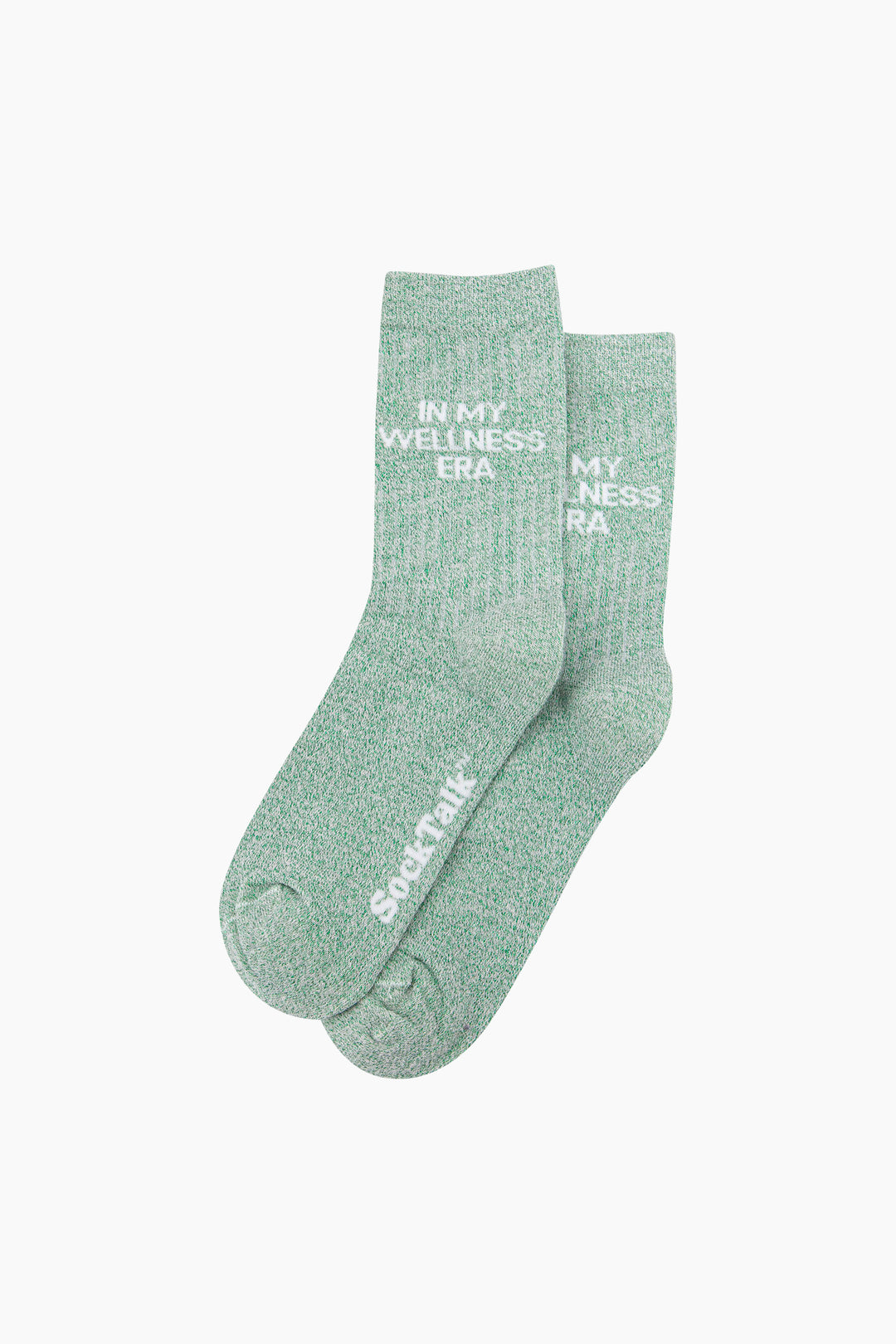 You-Wish-Combed-Cotton-Glitter-Socks-in-Green-Laid-Flat