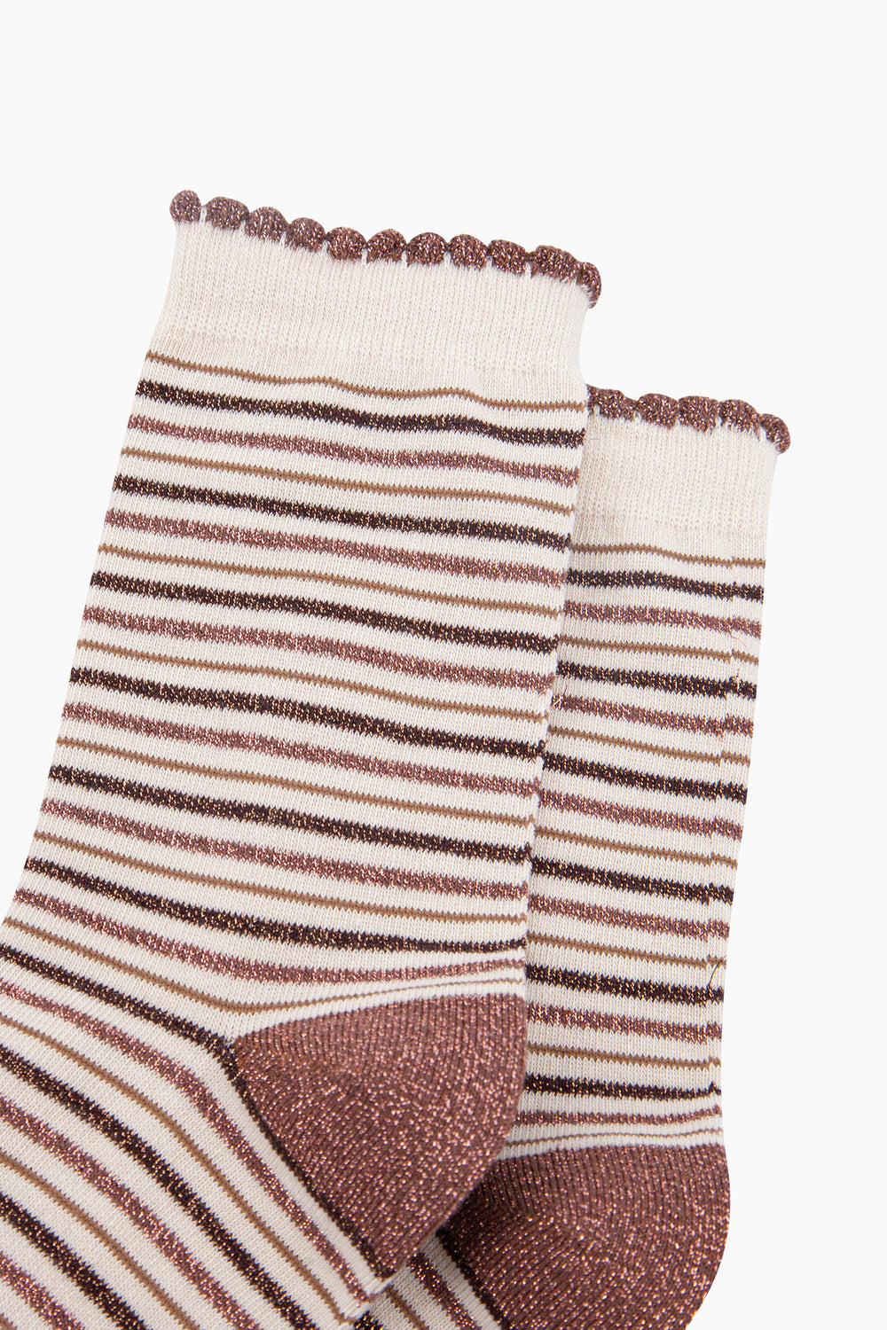 Stripes-Combed-Cotton-Glitter-Socks-in-Chocolate-close-up