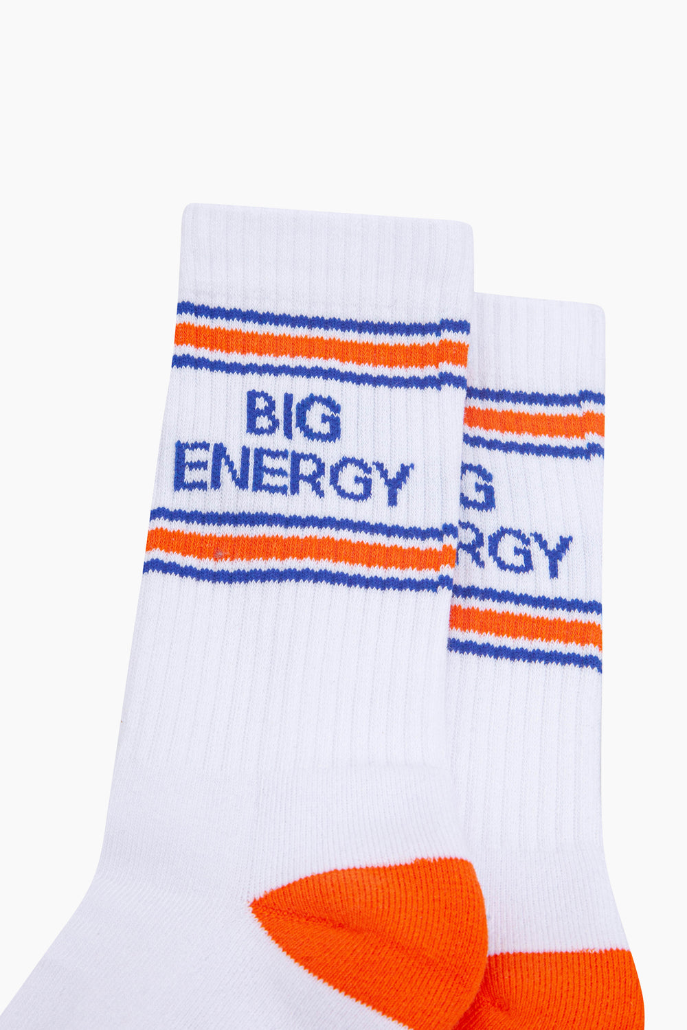 Big-Energy-Organic-Cotton-Sports-Socks-in-White/Orange-Close-Up