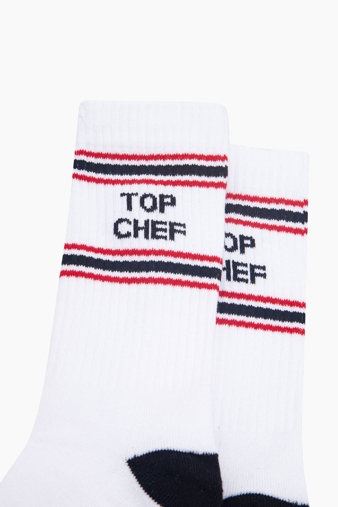 Top-Chef-Organic-Cotton-Sports-Socks-in-White/Black-Close-Up