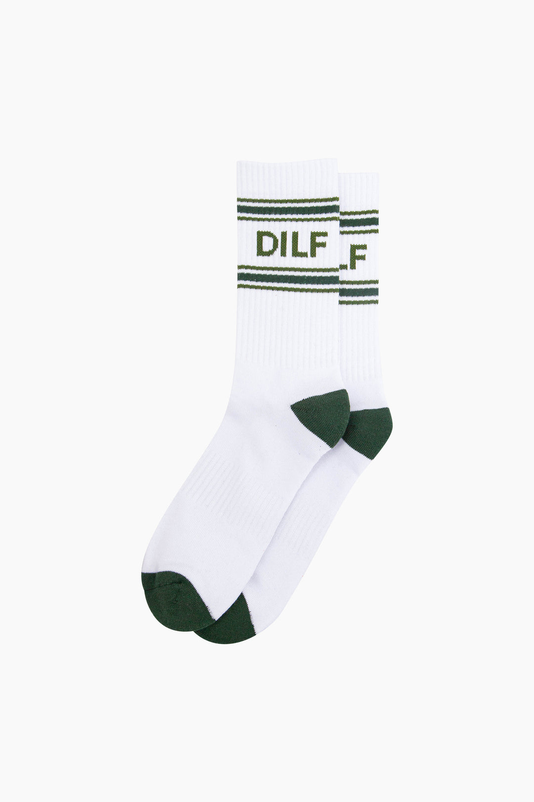 DILF-Organic-Cotton-Sports-Socks-in-White-Lying-Flat