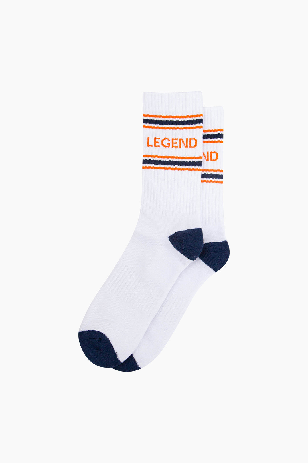 Legend-Organic-Cotton-Sports-Socks-in-White-Lying-Flat