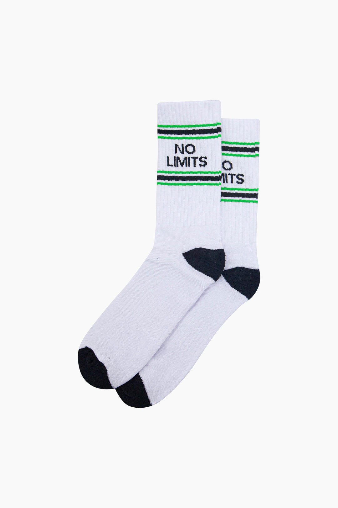 No-Limits-Organic-Cotton-Sports-Socks-in-White/Black-Laid-Flat