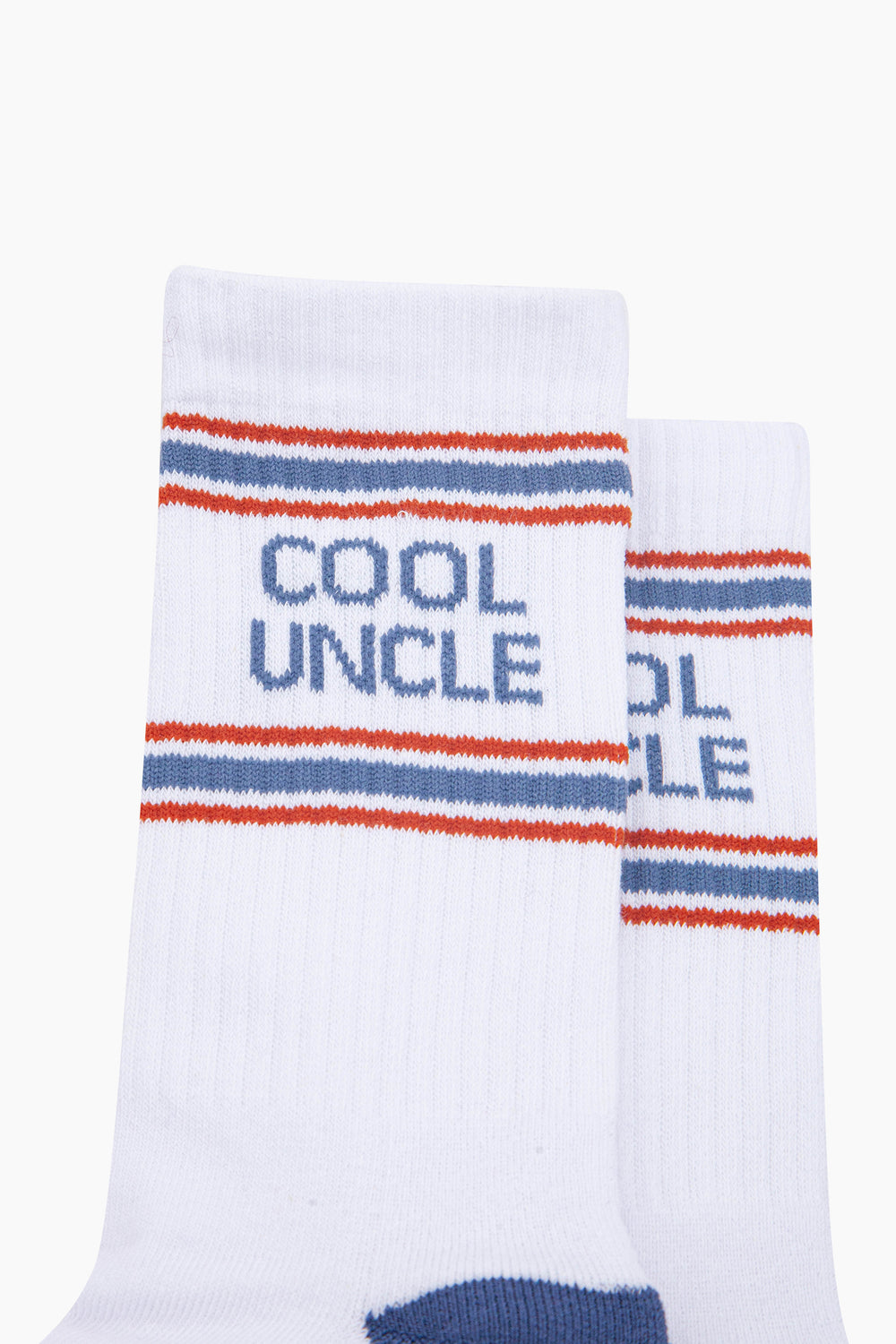 Cool-Uncle-Organic-Cotton-Sports-Socks-in-White/Denim-Blue-Close-Up