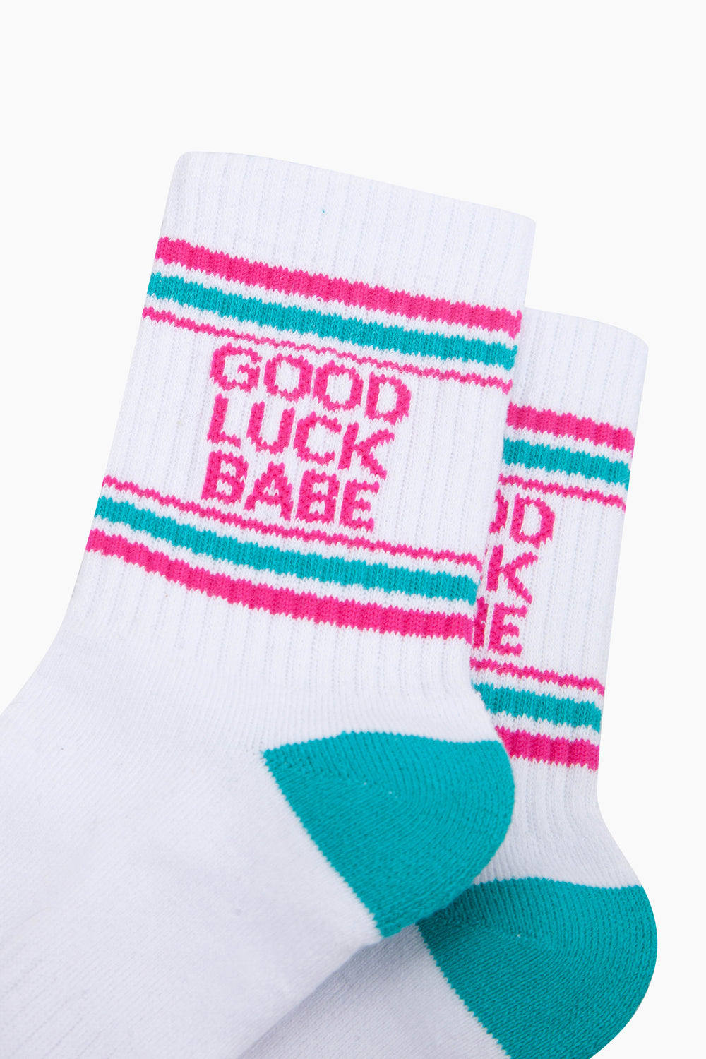 Good-Luck-Organic-Cotton-Sports-Socks-in-White-Closeup