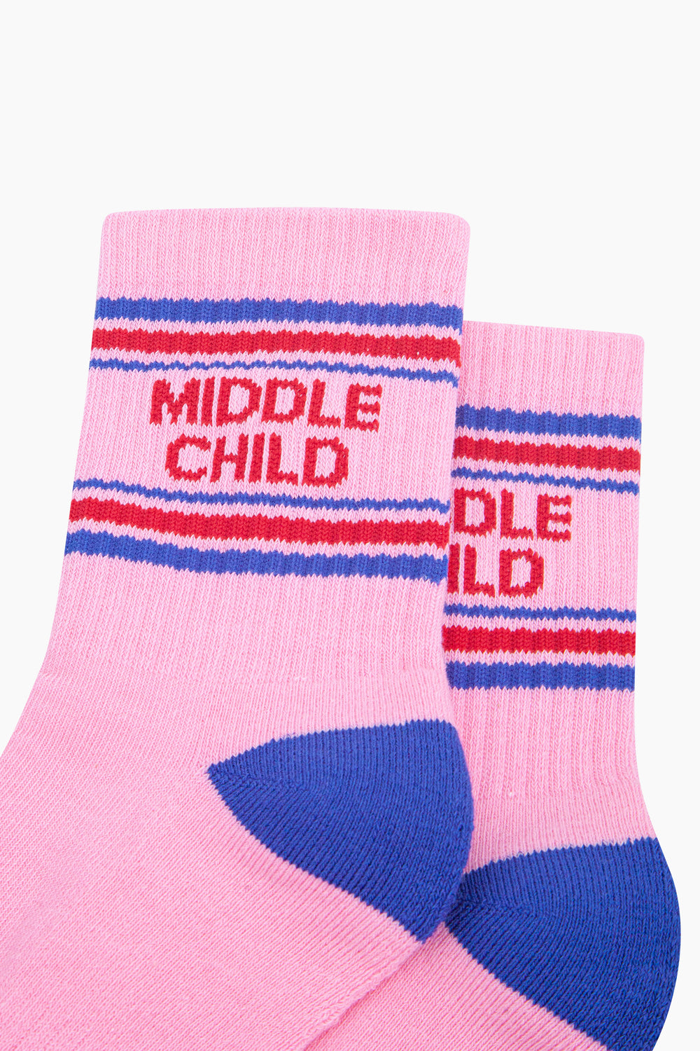 Middle-Child-Organic-Cotton-Sports-Socks-in-Pink/Royal-Blue-Close-Up