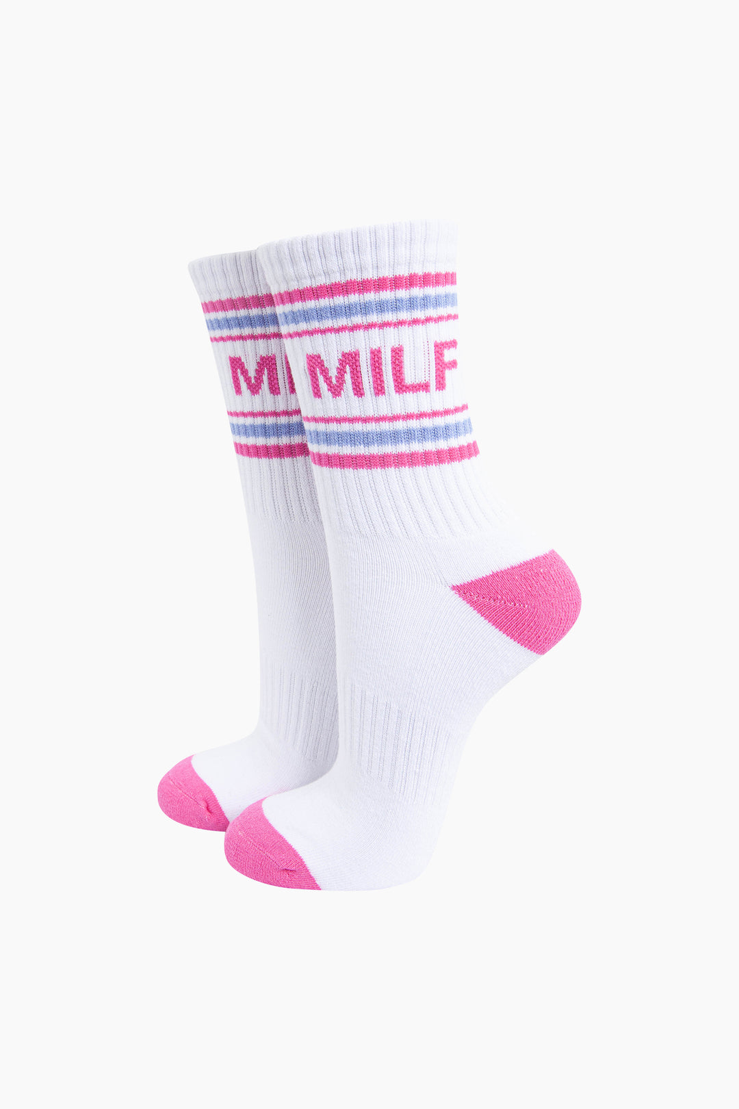 MILF-Organic-Cotton-Sports-Socks-in-White-Mannequin