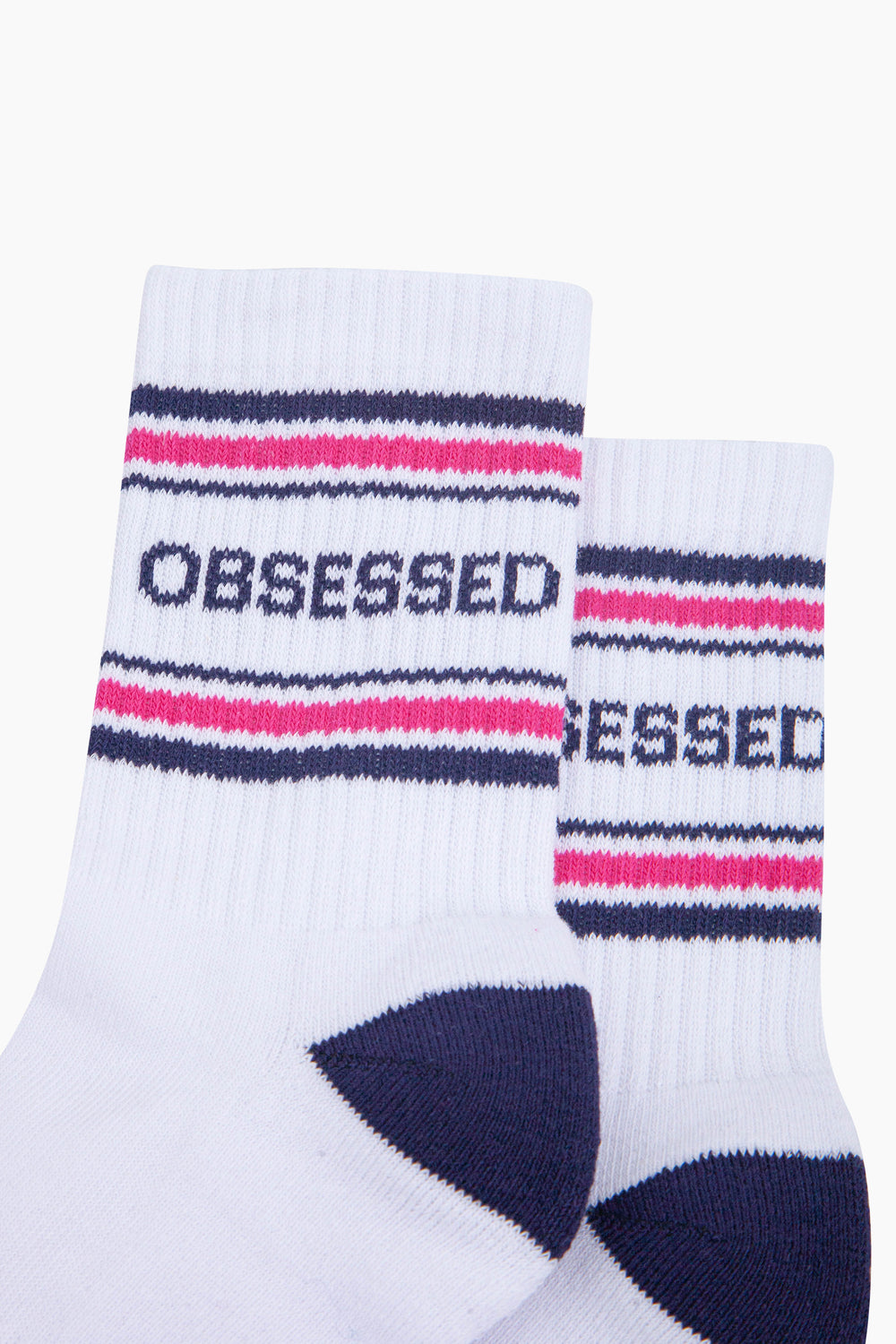 Obsessed-Organic-Cotton-Sports-Socks-in-White/Navy-Blue-Close-Up