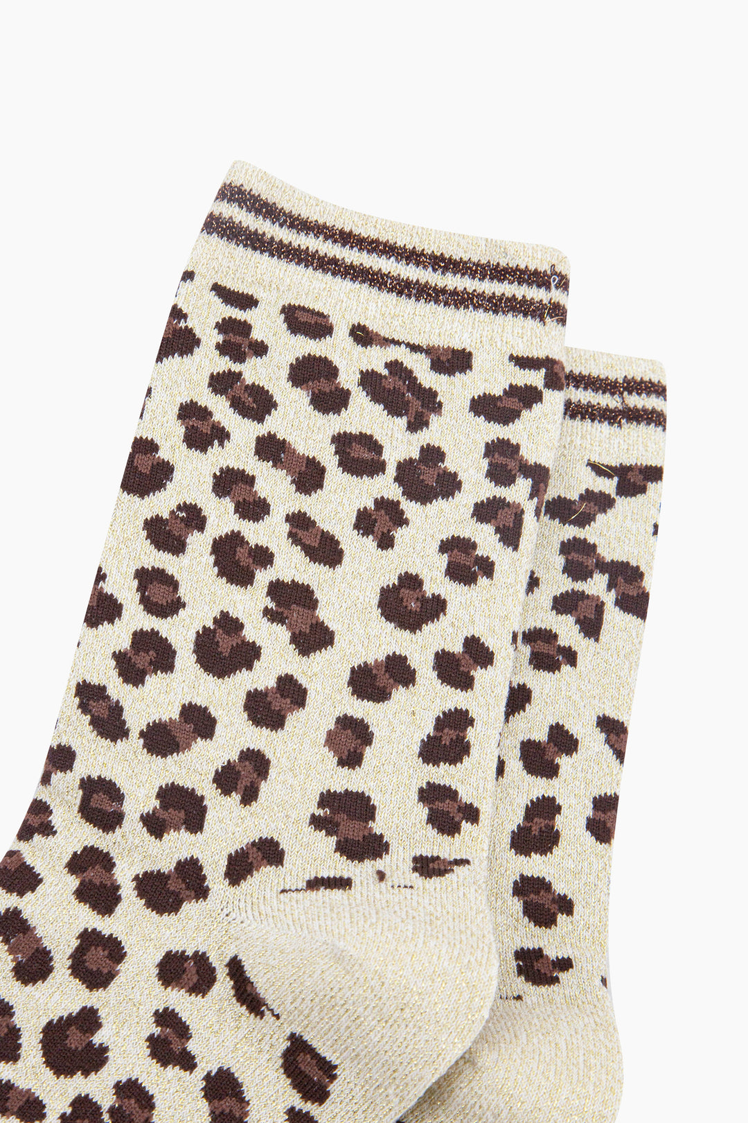 Leopard-Print-Combed-Cotton-Glitter-Socks-in-Cream-Closeup