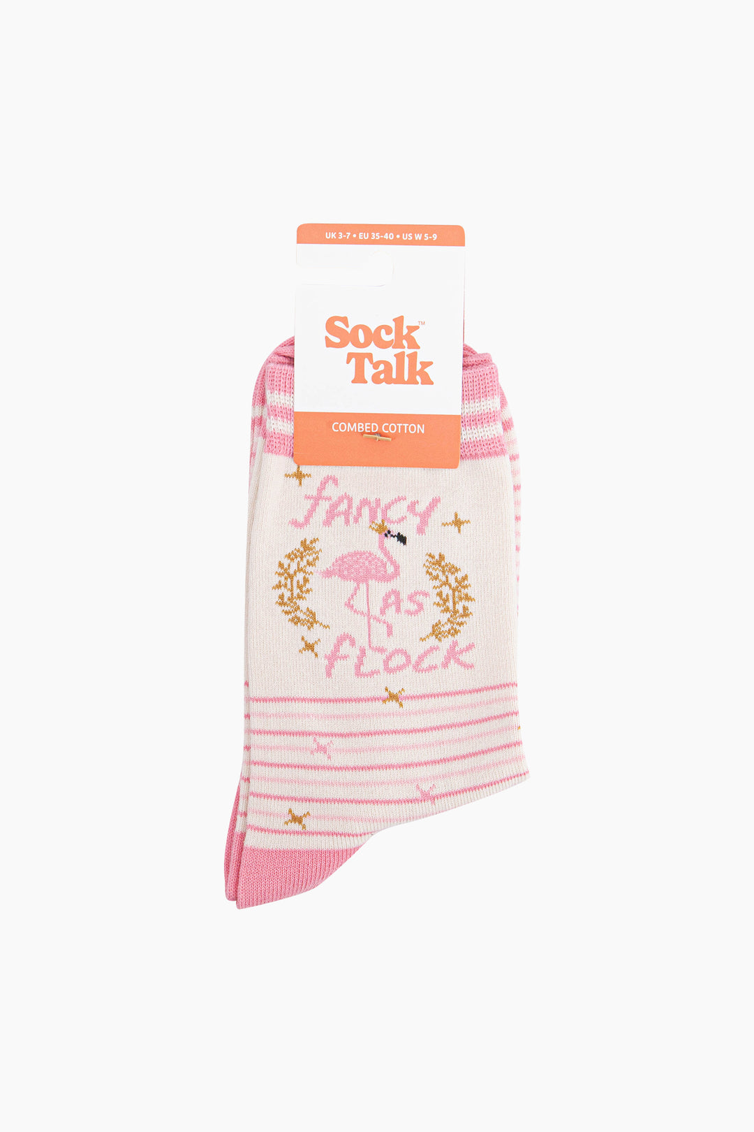 Fancy-As-Flock-Flamingo-Combed-Cotton-Socks-in-Pink-In-Packaging