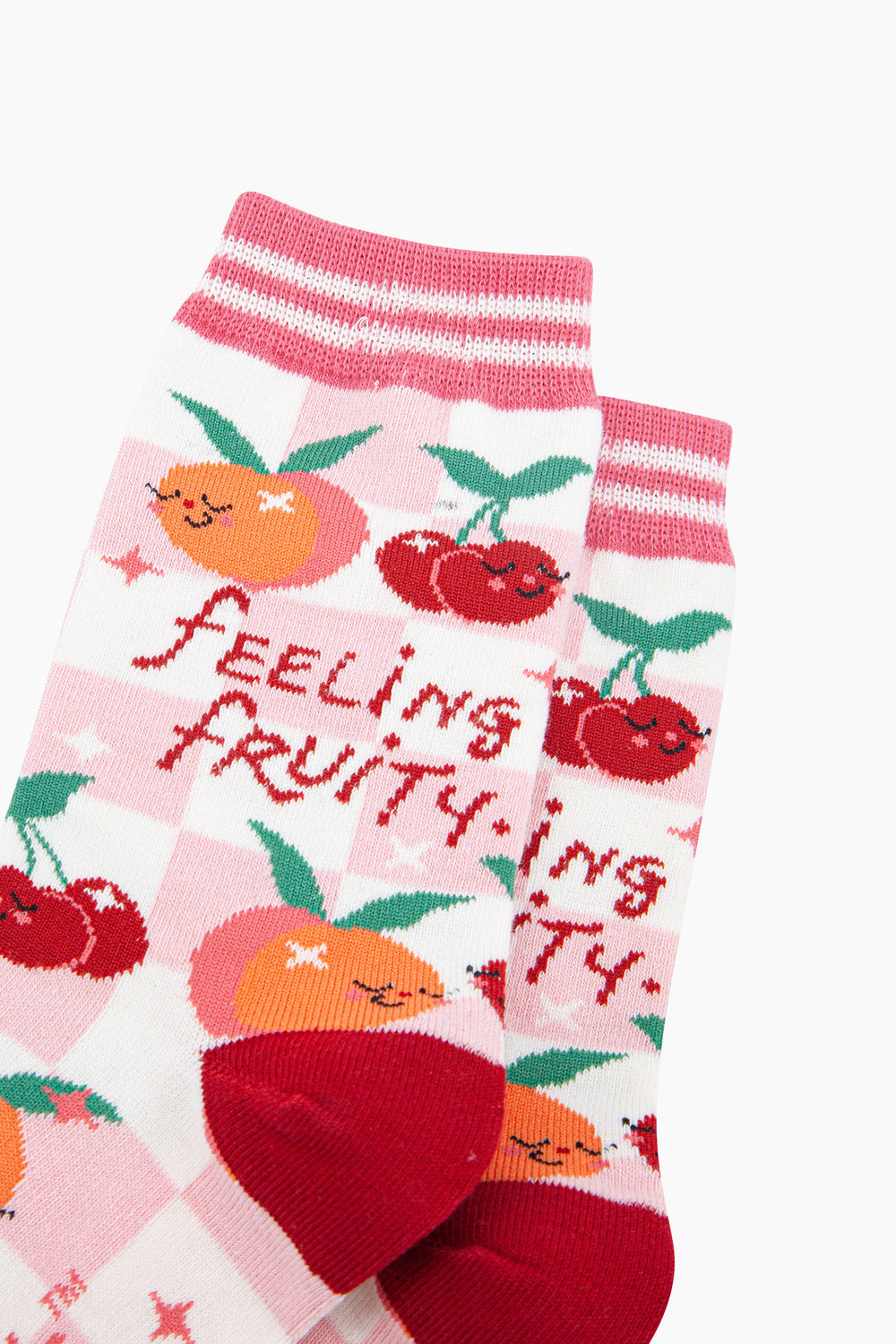 Feeling-Fruity-Combed-Cotton-Socks-in-Cream-Closeup