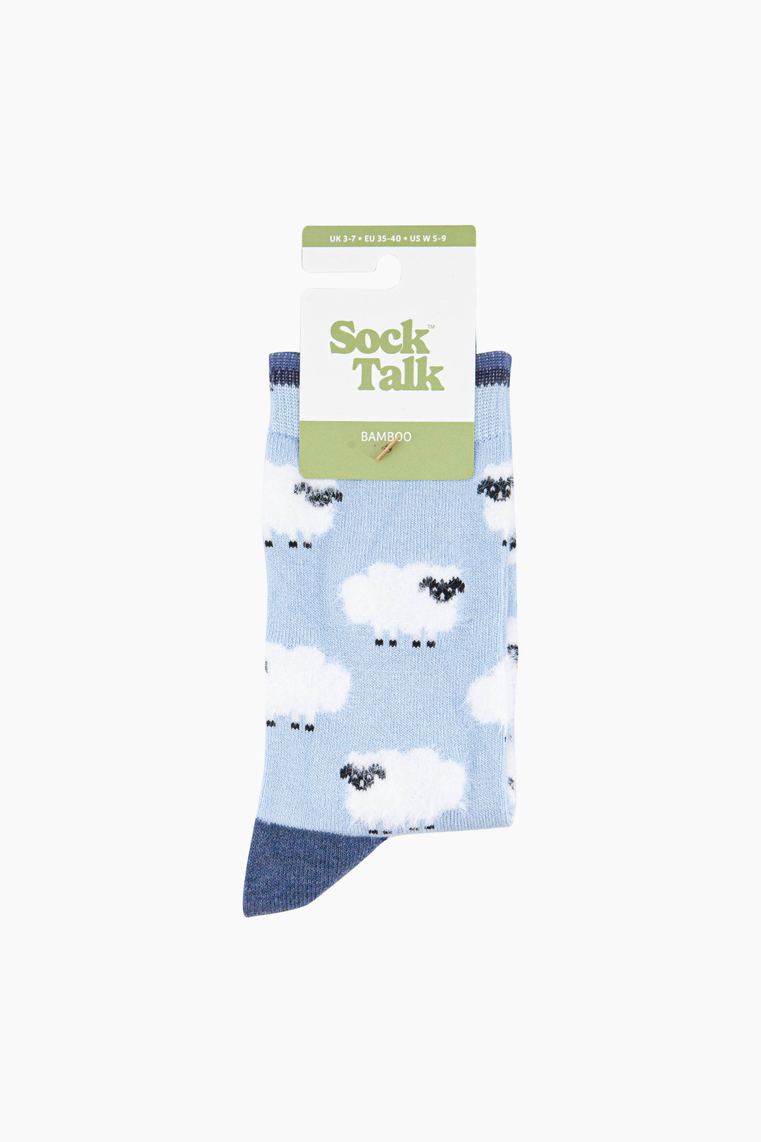 Sheep-Fluffy-Bamboo-Socks-in-Blue-In-Packaging