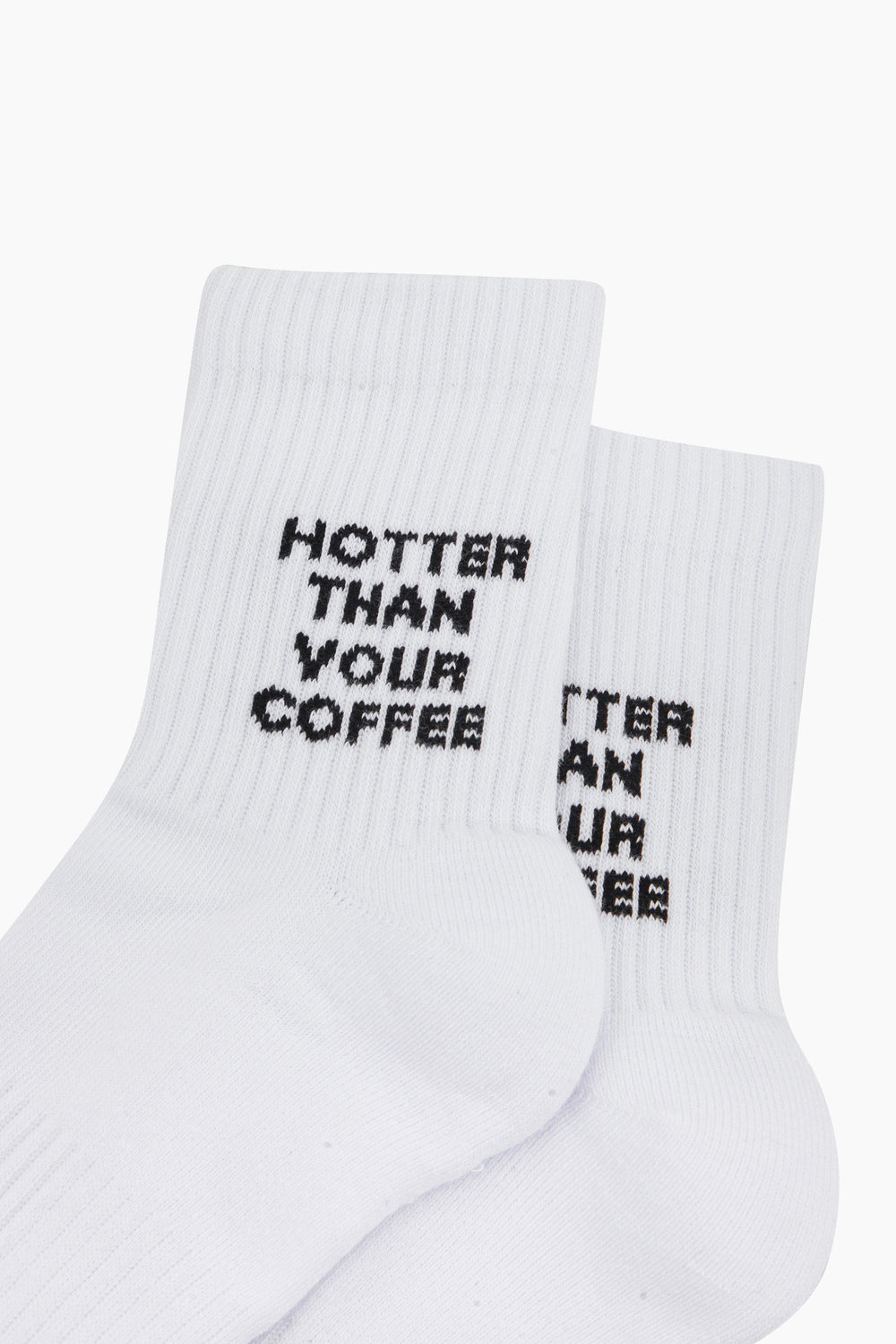 Hotter-Than-Your-Coffee-Organic-Cotton-Sports-Socks-in-White-Close-Up