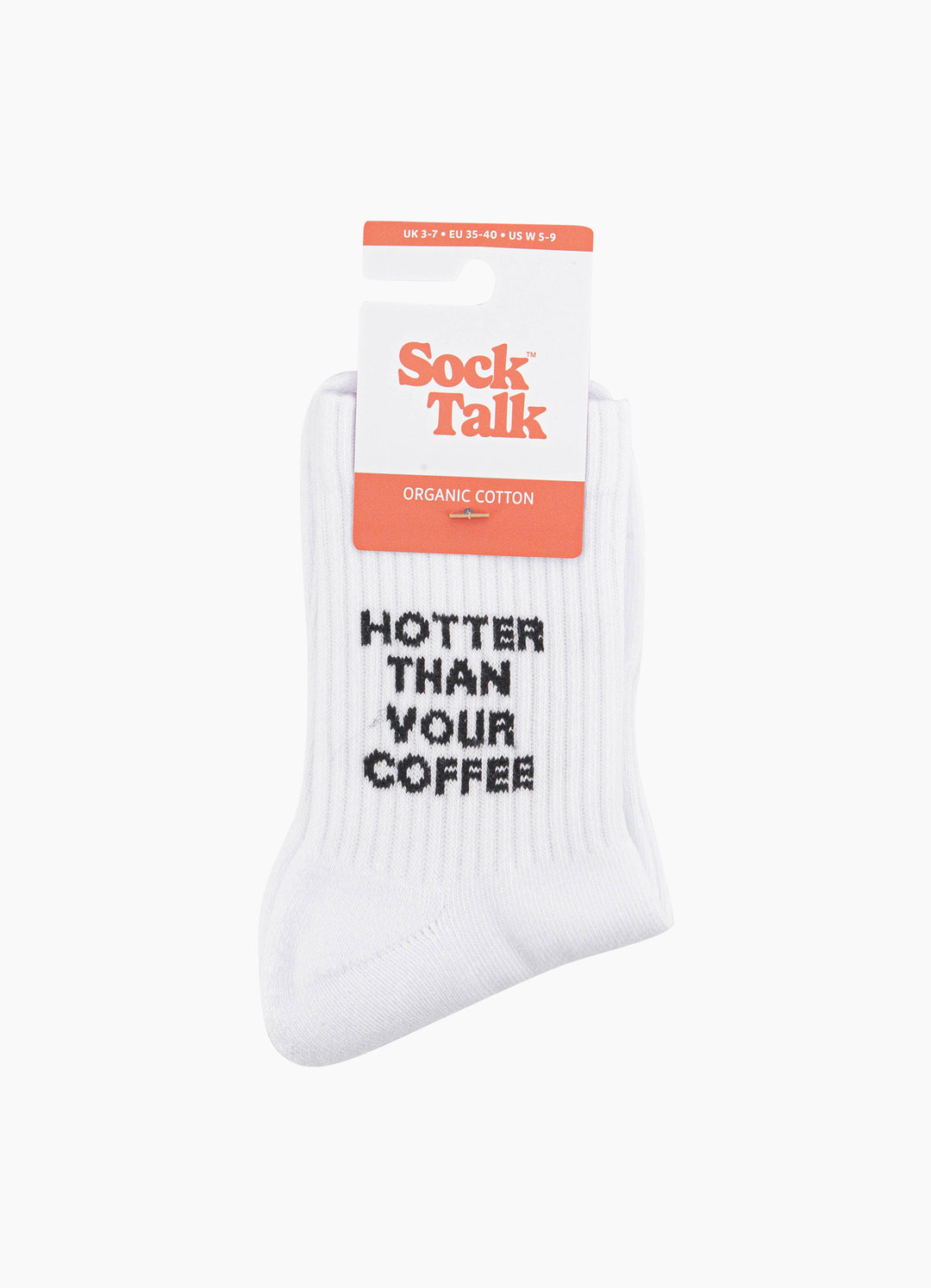 Hotter-Than-Your-Coffee-Organic-Cotton-Sports-Socks-in-White-In-Packaging