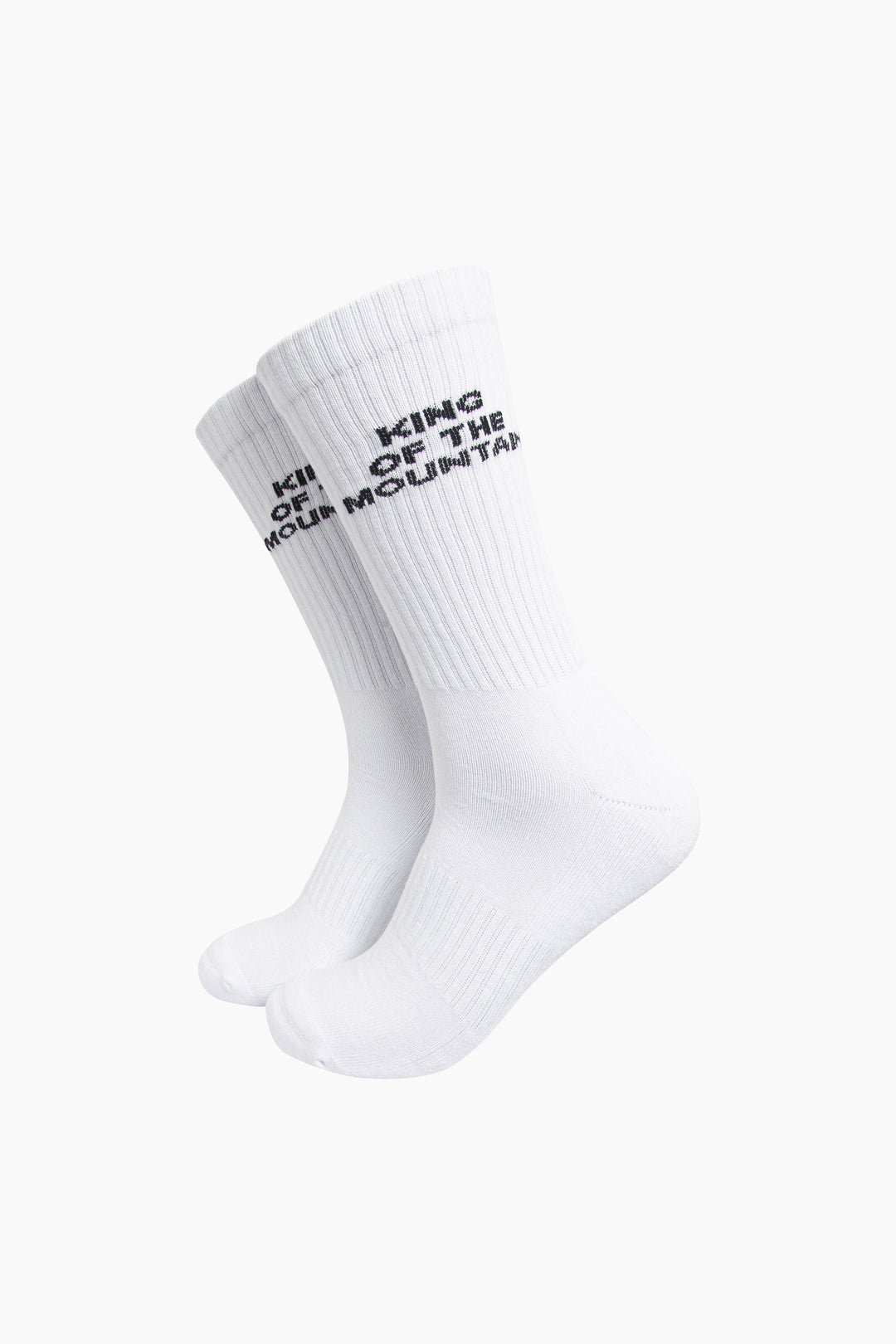 King Of The Mountain Organic Cotton Sports Socks in White