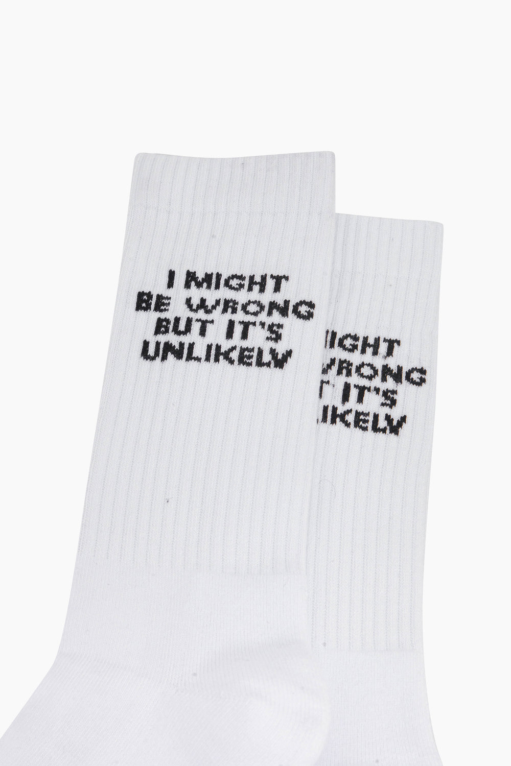 I-Might-Be-Wrong-But-It's-Unlikely-Organic-Cotton-Sports-Socks-in-White-Close-Up