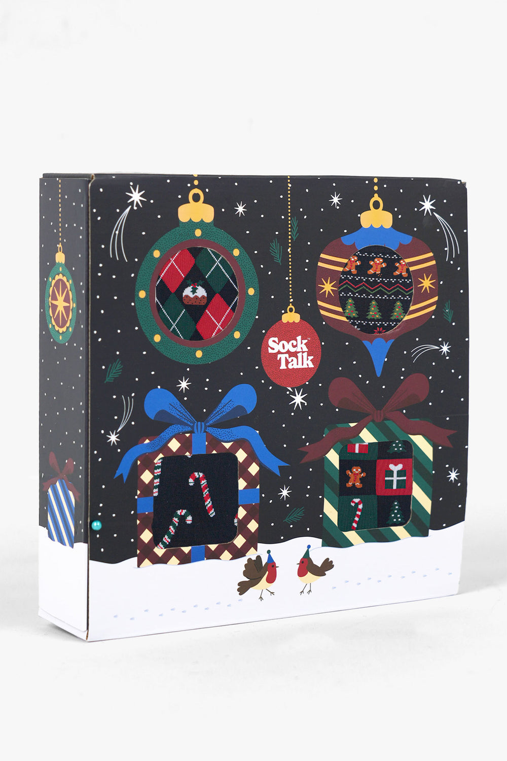 4-Pair-Christmas-Bamboo-Crew-Socks-Festive-Gift-Set-in-Black/Red