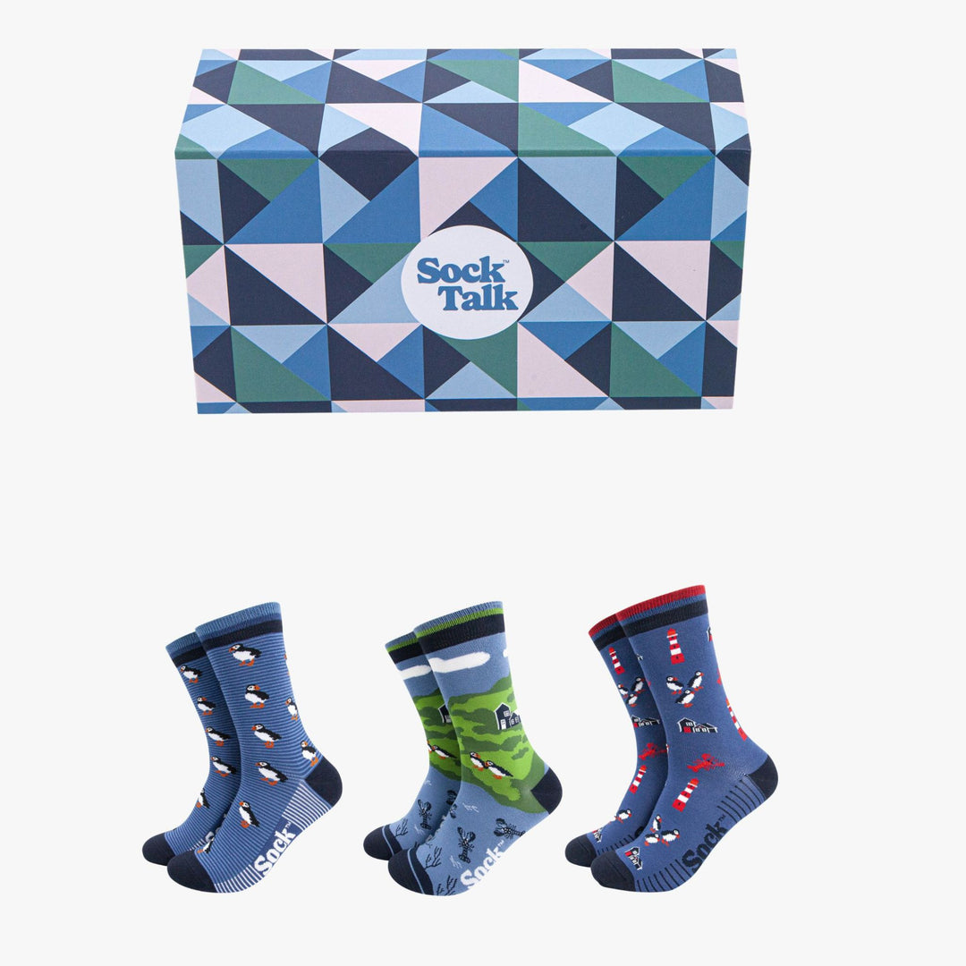 Puffins-Bamboo-Socks-Gift-Set