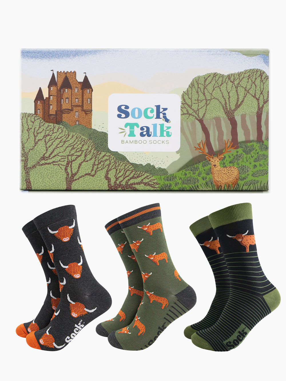 mens-bamboo-socks-gift-box-highland-cows-three-pairs-dress-socks