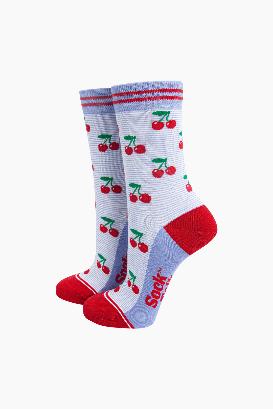 Summer-Fruits-Bamboo-Socks-Gift-Set-Cherry