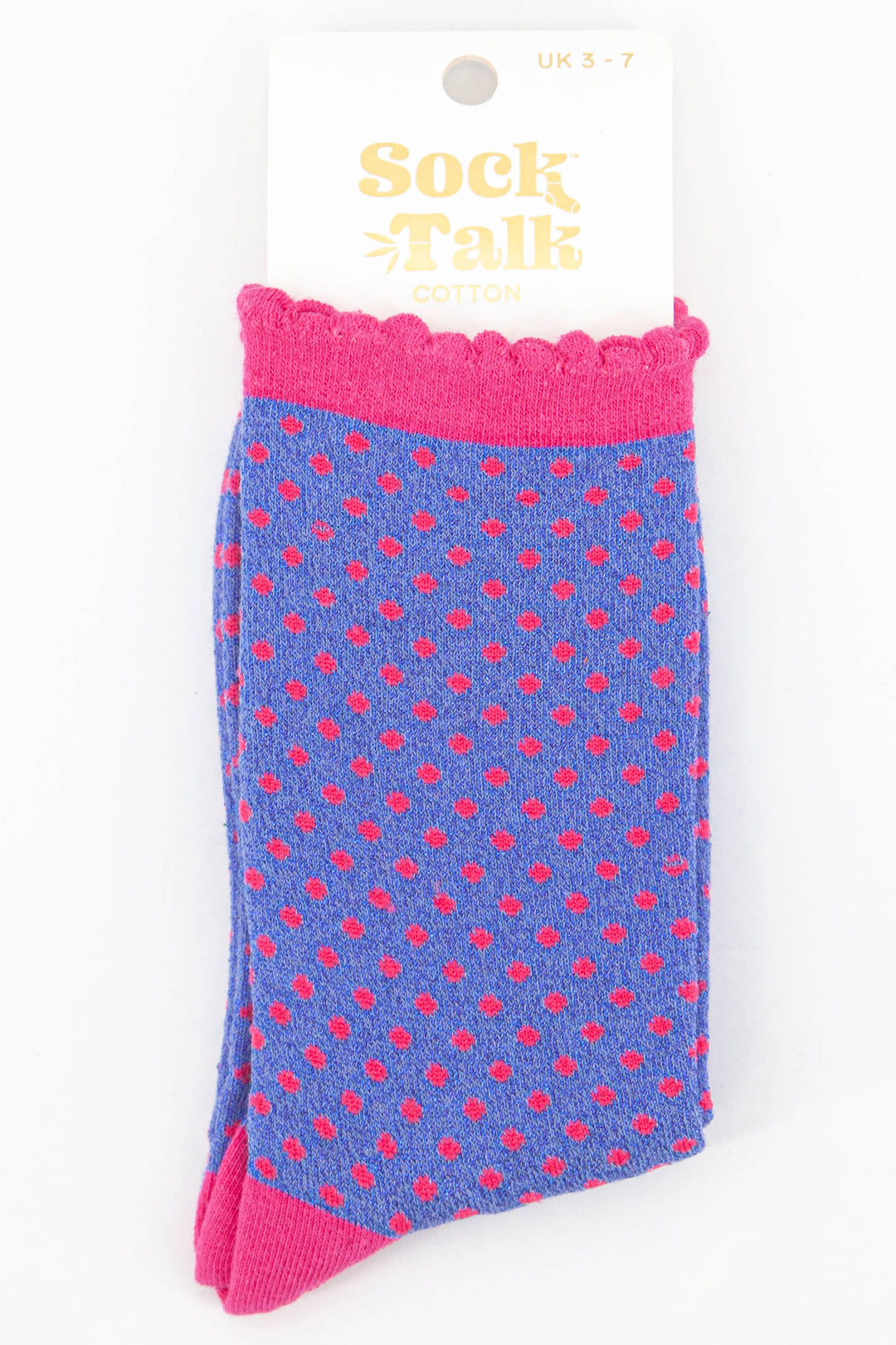 womens glitter ankle socks with an all over small spotty dot pattern