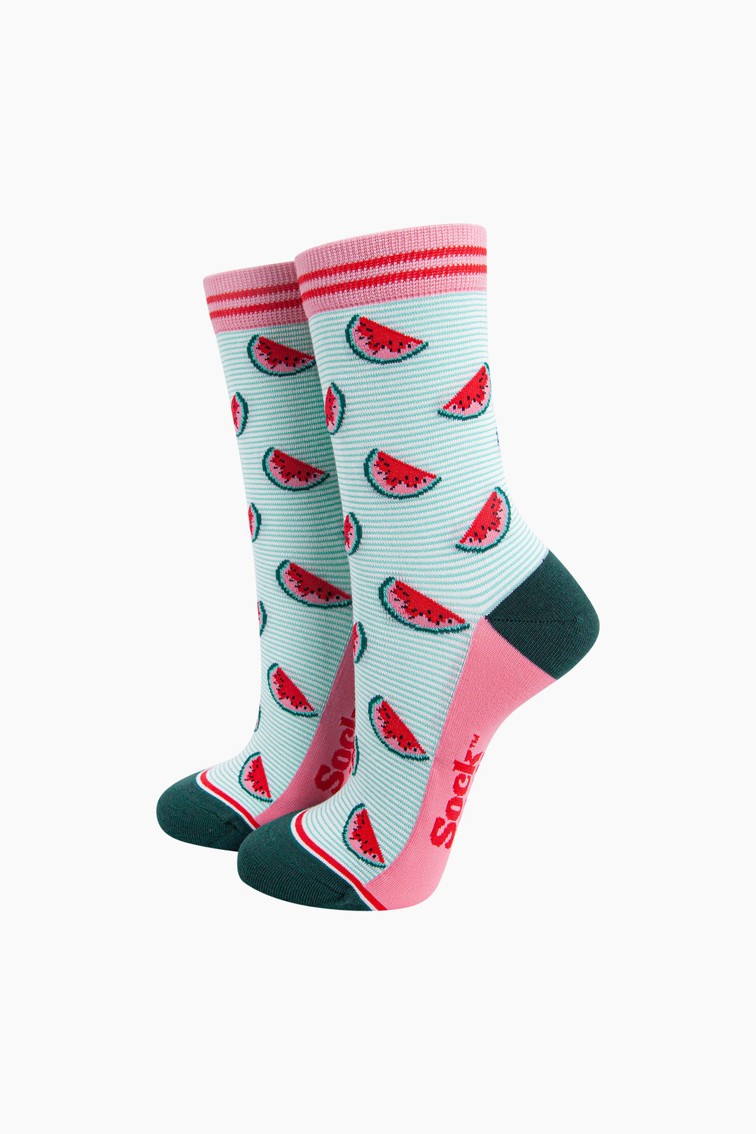 Summer-Fruits-Bamboo-Socks-Gift-Set-Watermelon