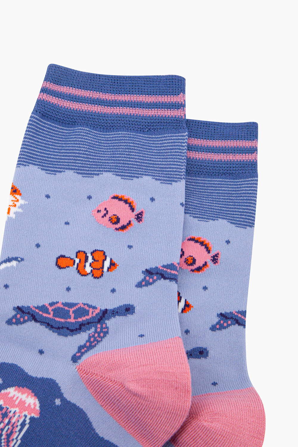 Under-The-Sea-Bamboo-Socks-in-Blue-closeup
