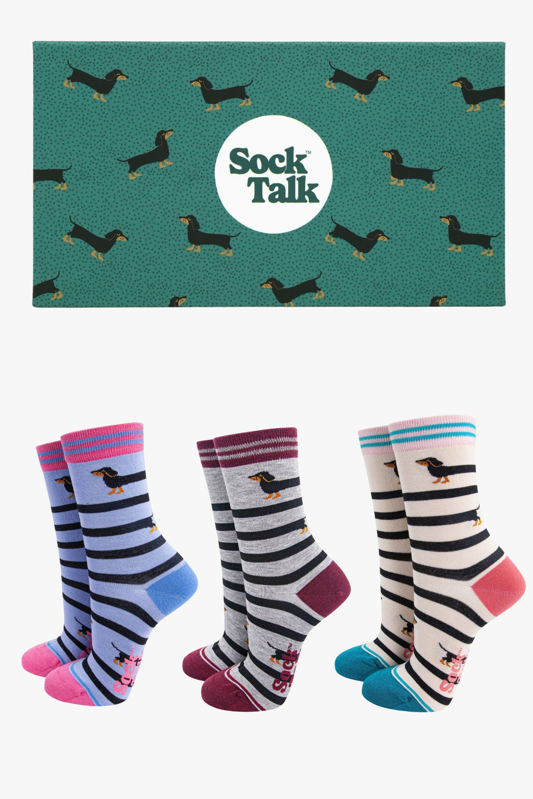 Winding-Sausage-Dogs-Bamboo-Socks-Gift-Set