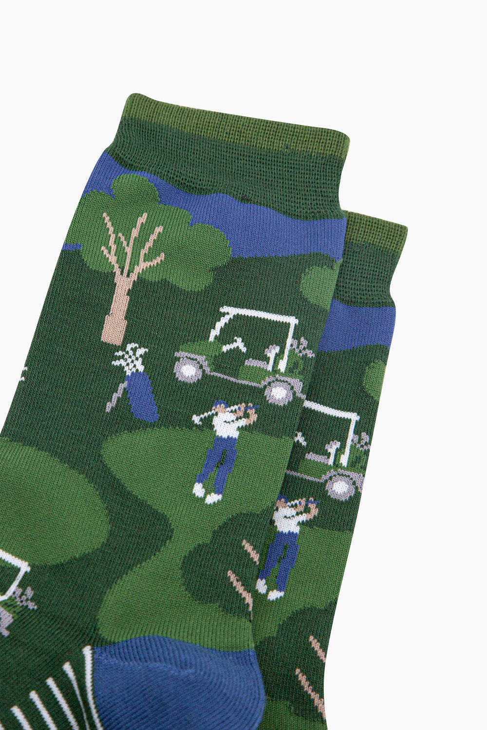 Pool-Table-Bamboo-Socks-in-Green-Closeup