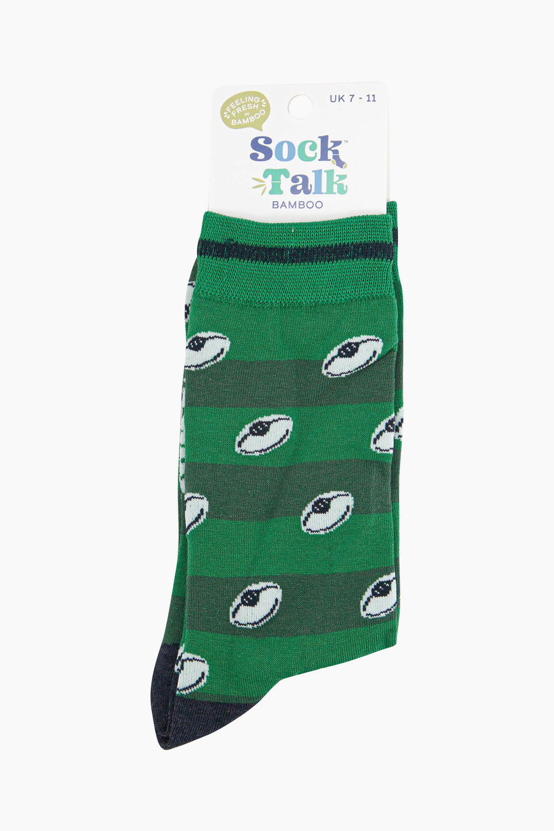 mens-bamboo-socks-green-rugby-ball-stripe-in-sock-talk-packaging-uk-size-7-11